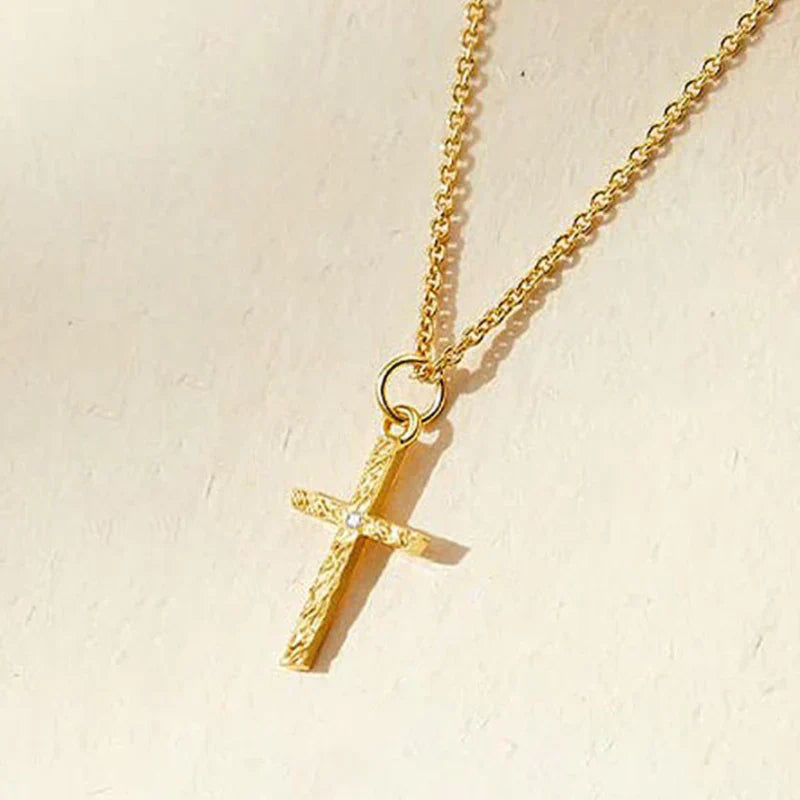 CONJUNTO CRUZ INITIALE COLLAR | ORO