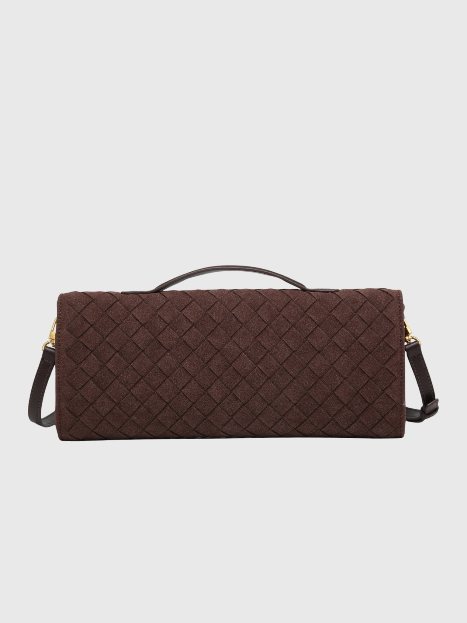 CLUTCH TRENZADO DE ANTE DE LUJO - VALERINA MARBELLA