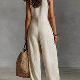 MONO MINIMALISTA SIN MANGAS CON CUELLO ALTO Y CREMALLERA - VALERINA MARBELLA