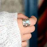 ANILLO TURQUESA GOTA AJOURÉ