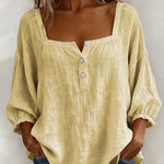 BLUSA SENCILLA CON CUELLO CUADRADO - VALERINA MARBELLA