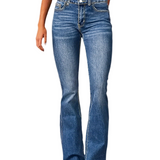 JEANS DE CINTURA ALTA DE CORTE AMPLIO