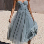Modern-day Princess Chiffon Suspenders Party Maxi Dress
