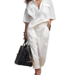 Clean Utility-Inspired Relaxed Two-Piece Set