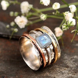 ANILLO IMPOSANT PIERRE DE LUNA MÉDITATION