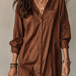 VESTIDO MIDI BOHEMIO ABOTONADO CON VOLANTE EN EL BAJO - VALERINA MARBELLA