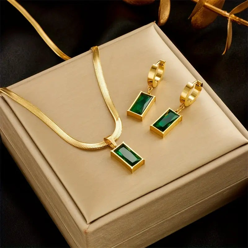 CONJUNTO ISELOTTE VERDAIN JOYAS | ORO