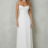 Selena – Soft corset charm – Sleeveless flowing maxi dress