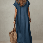 Effortless Bohemian Flow Relaxed Maxi Dress