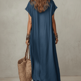 Effortless Bohemian Flow Relaxed Maxi Dress