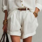 Polished Utility Shirt & Shorts Co-Ord Set