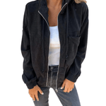 CHAQUETA DE PANA CON CAPUCHA Y CREMALLERA - VALERINA MARBELLA