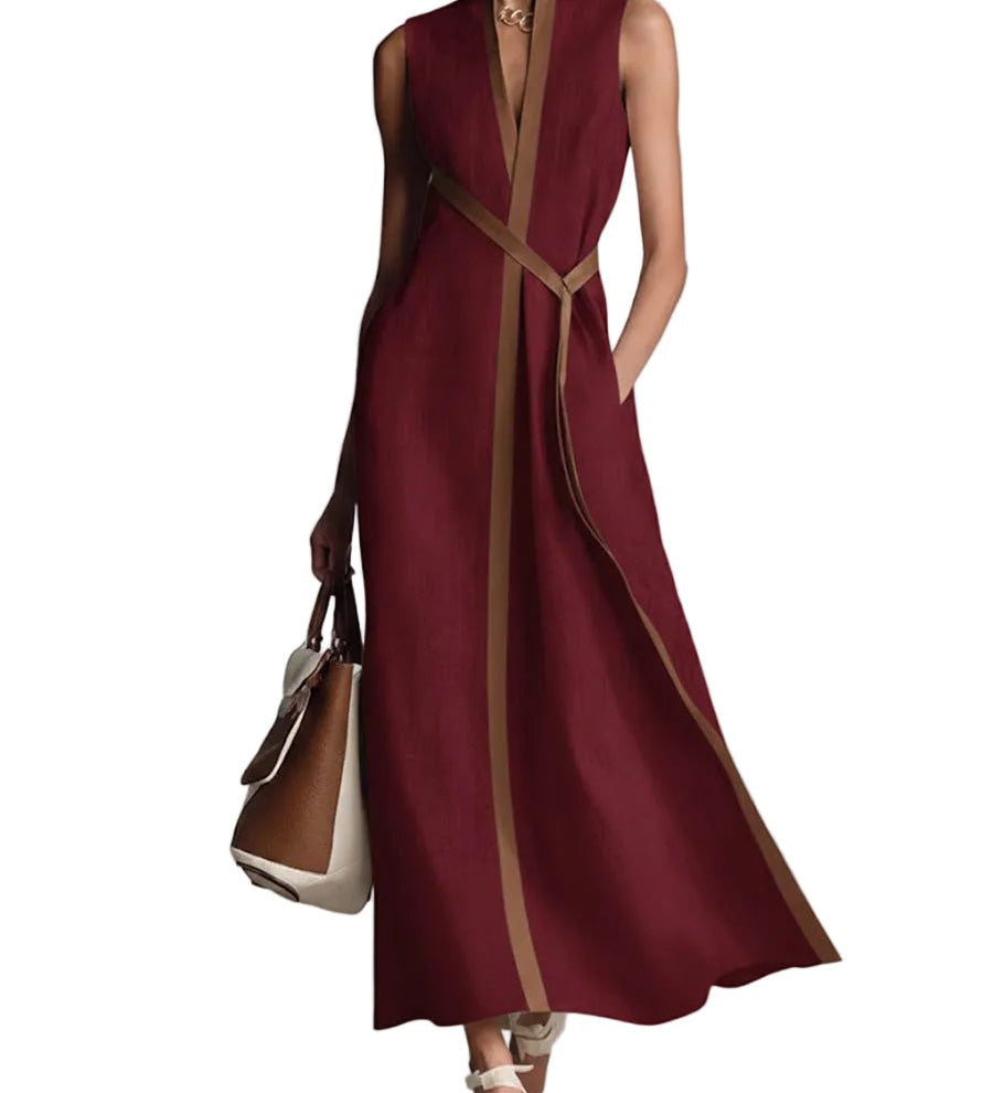 VESTIDO DE LINO LIGERO Y ELEGANTE - VALERINA MARBELLA