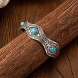 PULSERA WESTERN STYLE TURQUESA CONCHO MANCHETTE PULSERA JONC