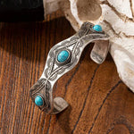 PULSERA WESTERN STYLE TURQUESA CONCHO MANCHETTE PULSERA JONC