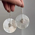 PENDIENTES MINIMALISTA COQUILLAGE & IMITATION PERLA GOTA
