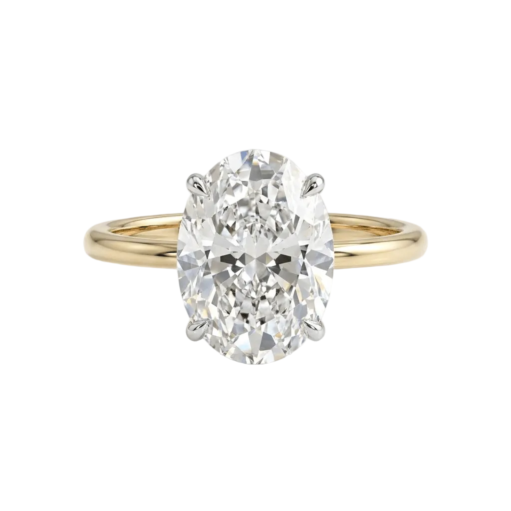OVAL DIAMOND SOLITAIRE RING