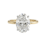 OVAL DIAMOND SOLITAIRE RING