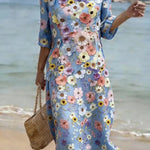 VESTIDO MIDI CÓMODO Y ELEGANTE - VALERINA MARBELLA