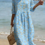 VESTIDO MIDI FLORAL - VALERINA MARBELLA