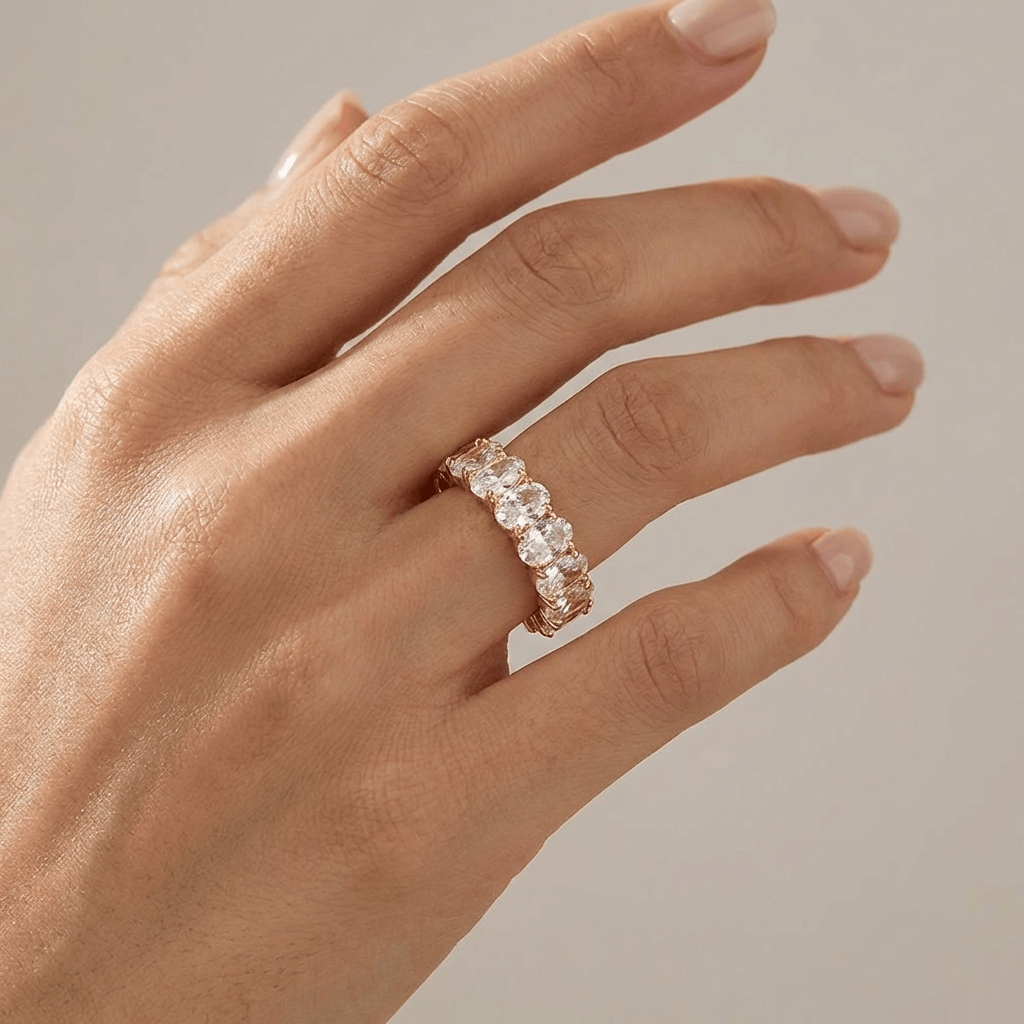 ANILLO ÓVALO ETERNIDAD