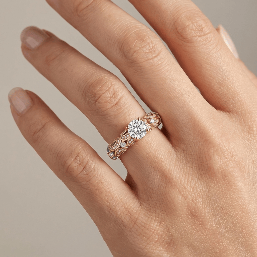 ANILLO ORO CORONA