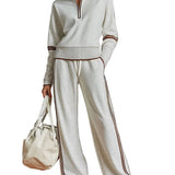 CONJUNTO DEPORTIVO RETRO HALF - ZIP - VALERINA MARBELLA