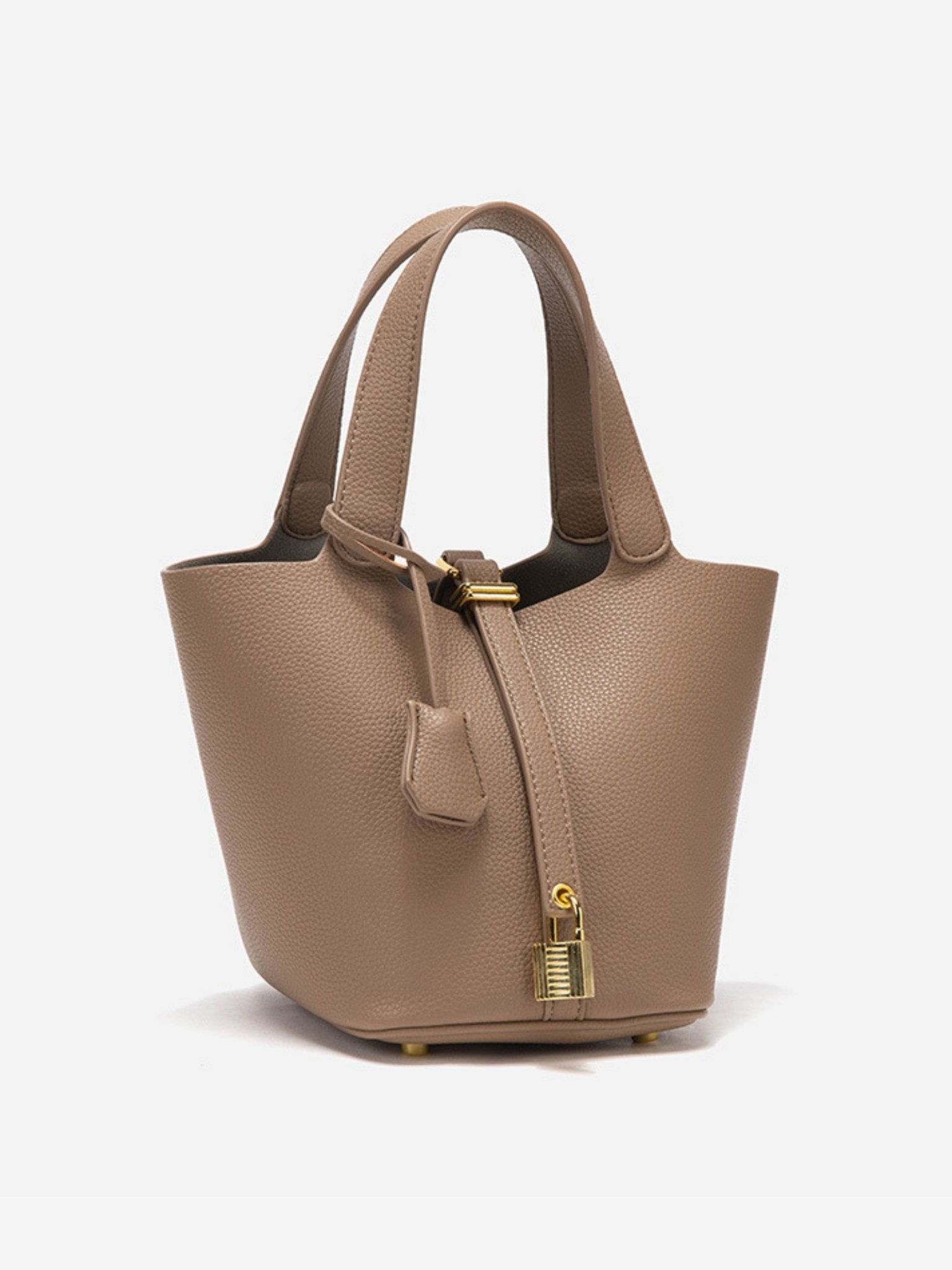 BOLSO BUCKET ELEGANTE CON CIERRE DORADO - VALERINA MARBELLA