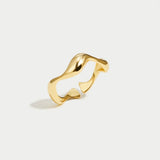 ANILLO ELYRA LISSE FLUIDE | ORO