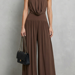 Solmèra – Draped halter elegance – Two piece set