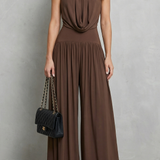 Solmèra – Draped halter elegance – Two piece set