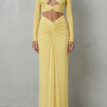 Juliet – Radiant allure – Women’s Ruched Cutout Skirt Set