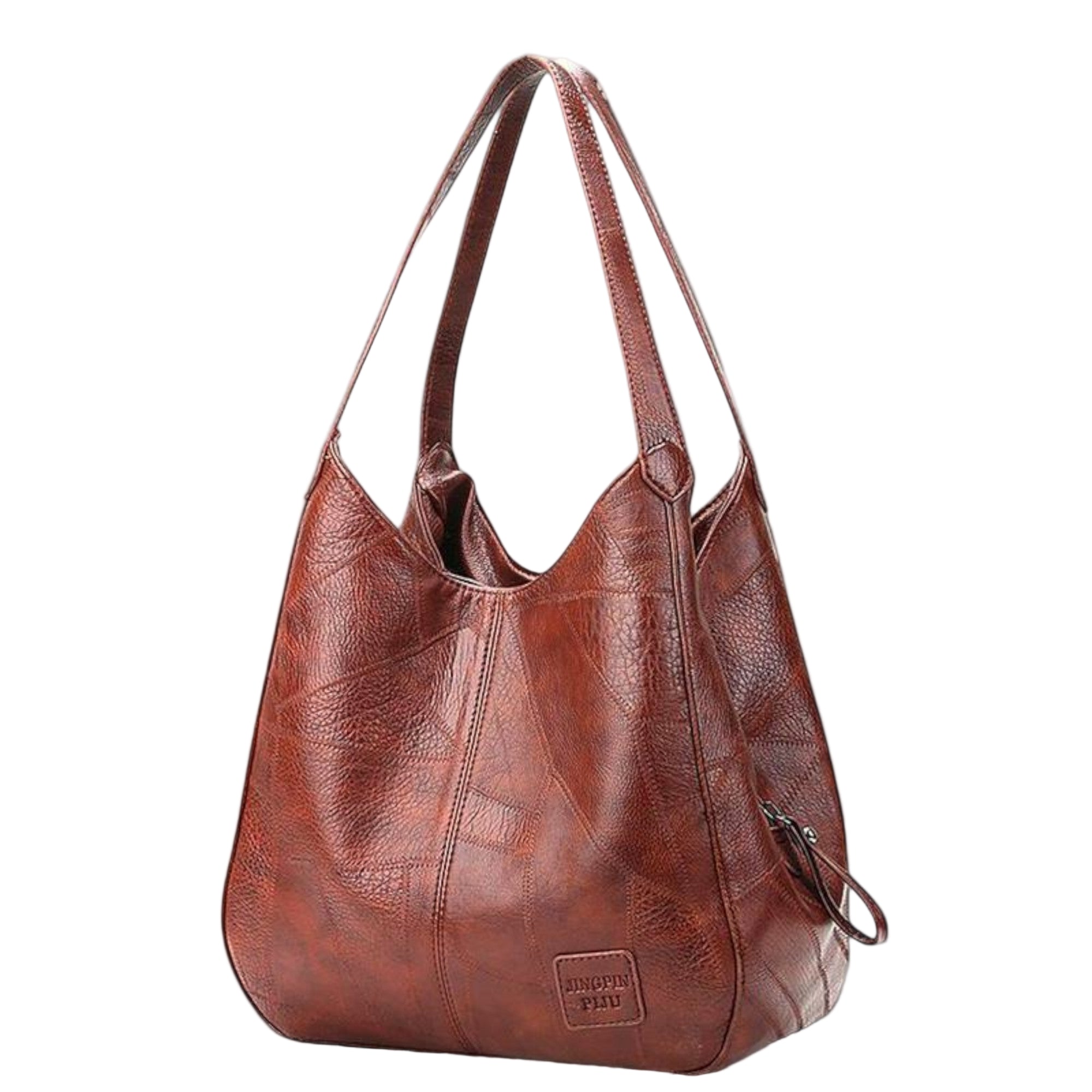 BOLSO DE CUERO ATEMPORAL CON ACABADO ELEGANTE - VALERINA MARBELLA