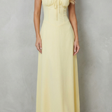 Selena – Soft corset charm – Sleeveless flowing maxi dress