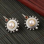 PENDIENTES VINTAGE PERLA IMPOSANT CLOU OREILLE