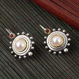 PENDIENTES VINTAGE PERLA IMPOSANT CLOU OREILLE