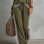 Relaxed Boho Camisole & Drawstring Pants Set