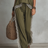 Relaxed Boho Camisole & Drawstring Pants Set