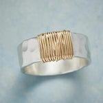 ANILLO FINO VINTAGE PLAQUÉ ORO