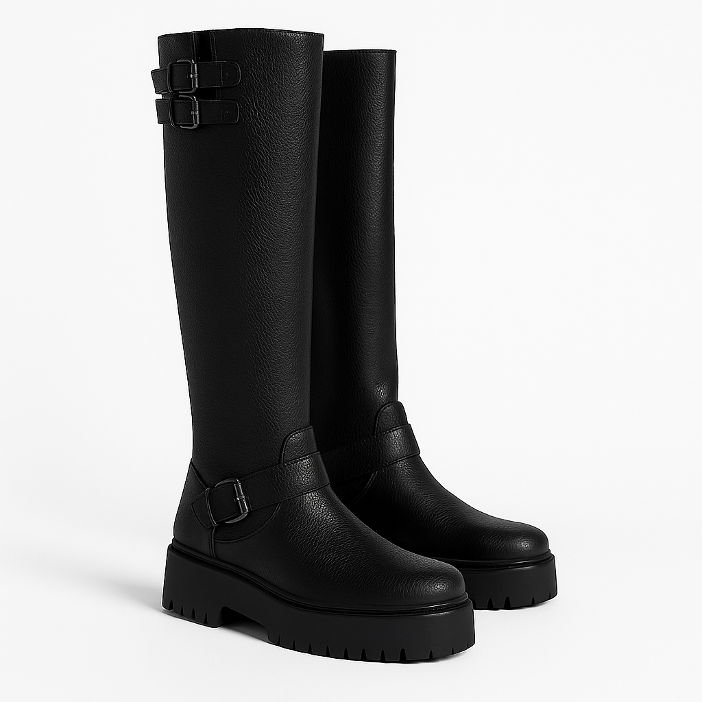 BOTAS ALTAS FEMENINAS ELEGANTES DE DISEÑO ESTILIZADO