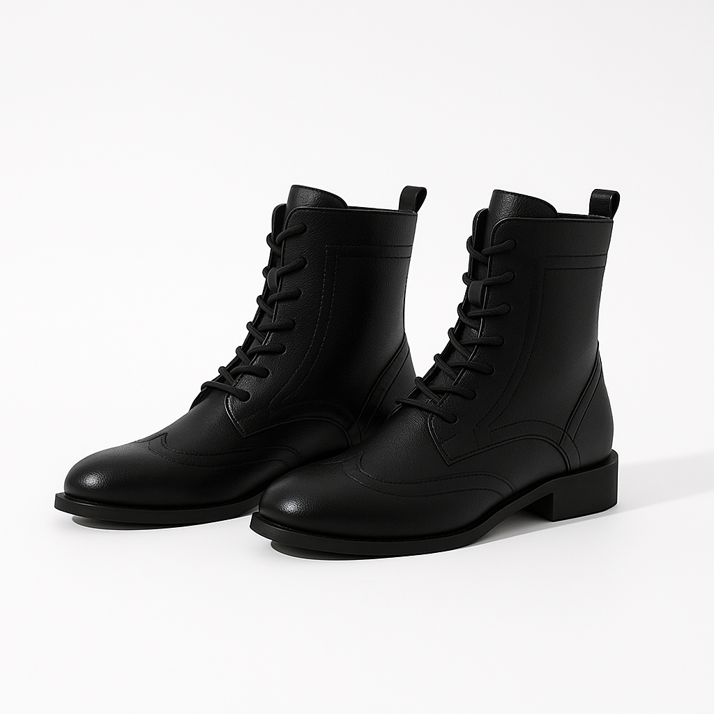 BOTAS FEMENINAS ORTOPÉDICAS CON CORDONES
