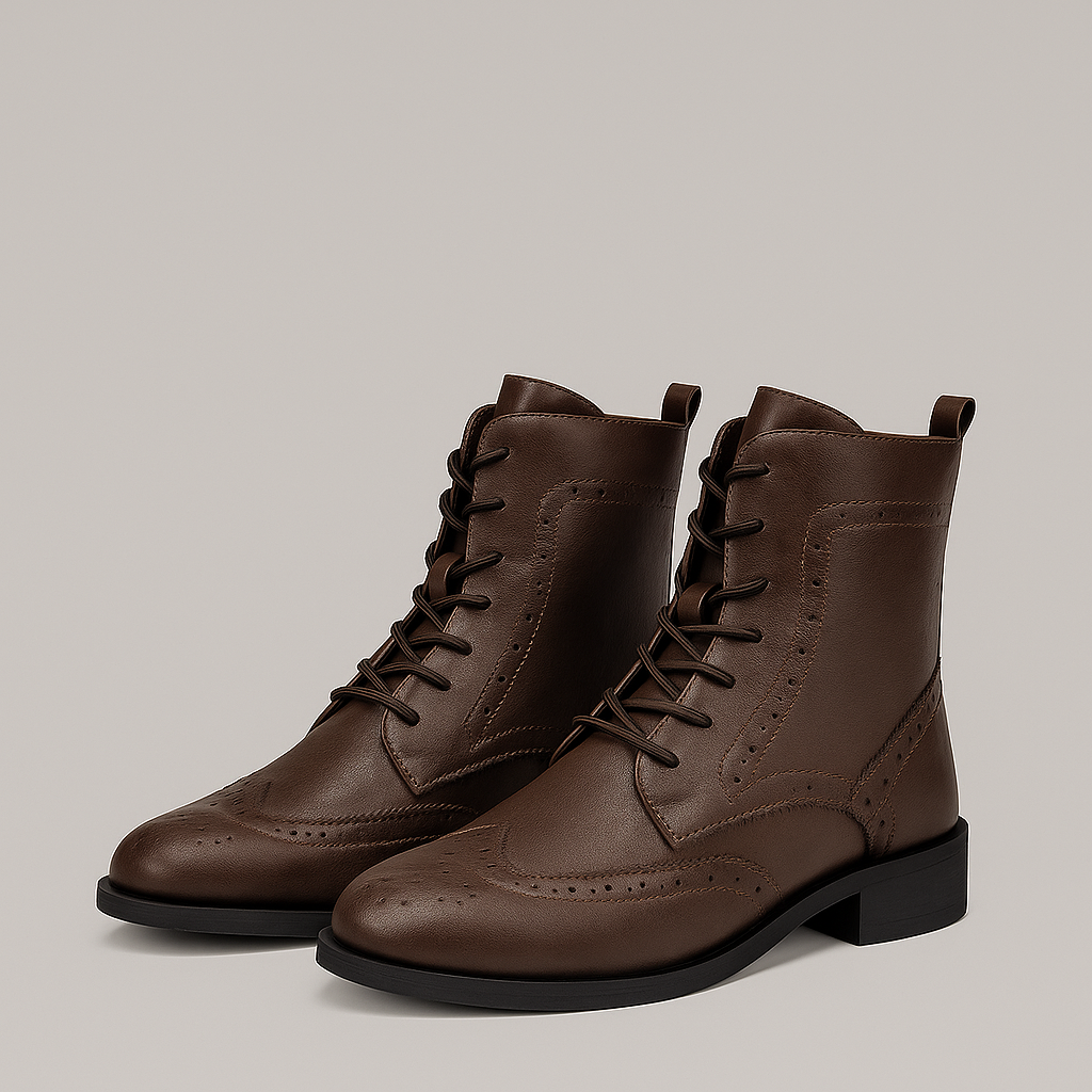 BOTAS FEMENINAS ORTOPÉDICAS CON CORDONES