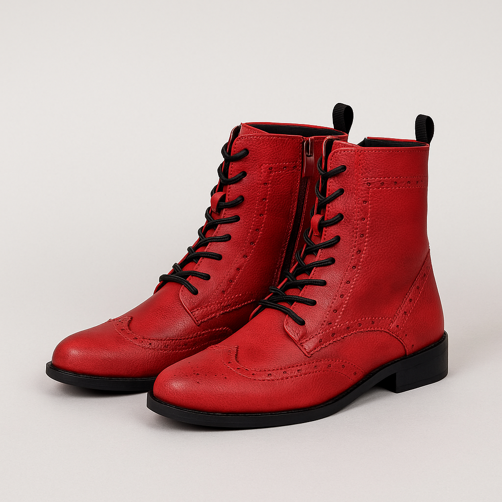 BOTAS FEMENINAS ORTOPÉDICAS CON CORDONES