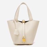BOLSO BUCKET ELEGANTE CON CIERRE DORADO - VALERINA MARBELLA