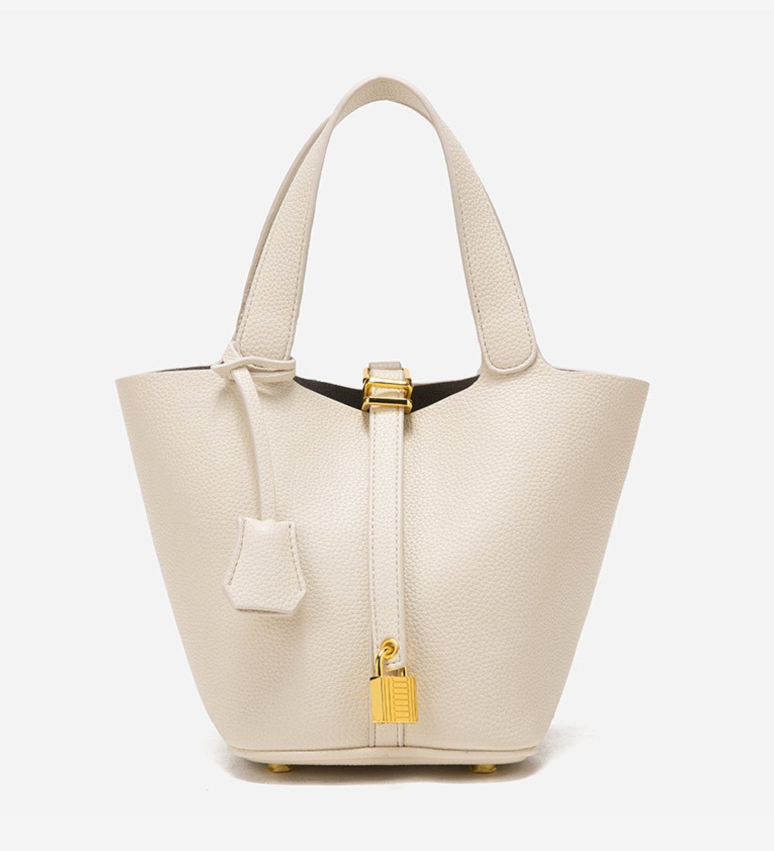 BOLSO BUCKET ELEGANTE CON CIERRE DORADO - VALERINA MARBELLA