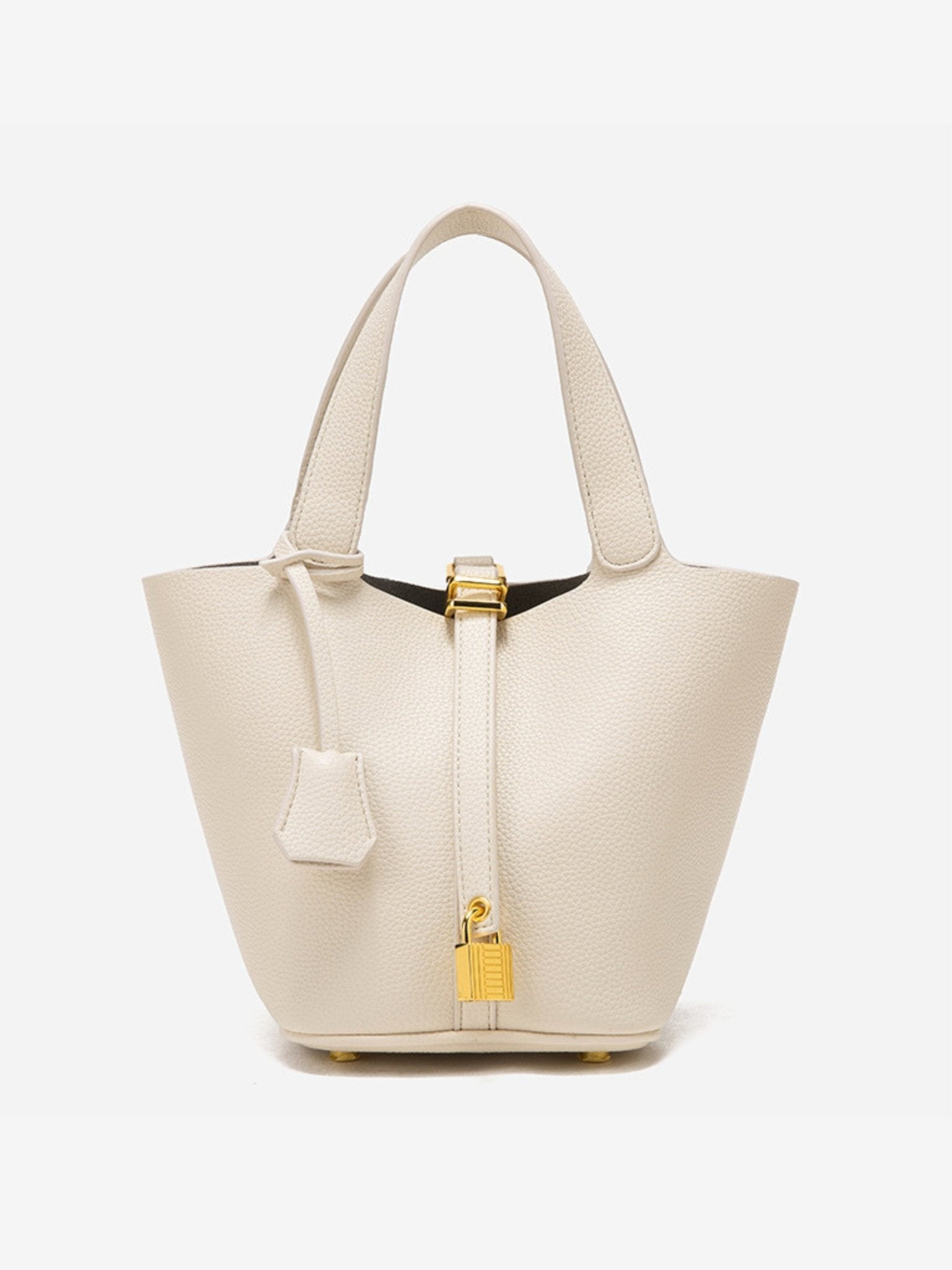 BOLSO BUCKET ELEGANTE CON CIERRE DORADO - VALERINA MARBELLA