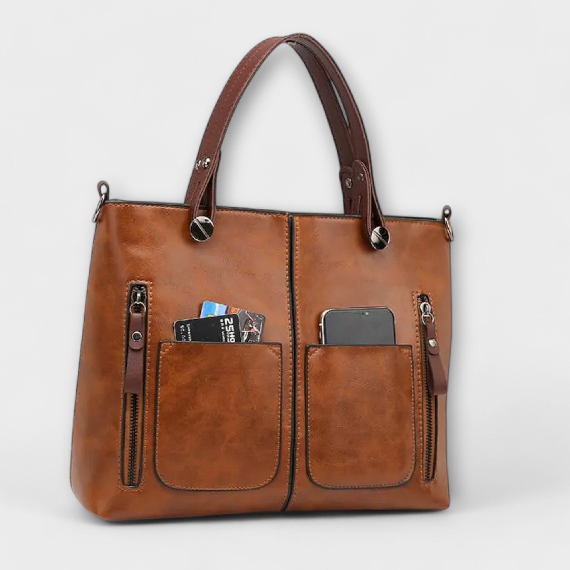 BOLSO DE CUERO ELEGANTE CON ESTILO ATEMPORAL - VALERINA MARBELLA