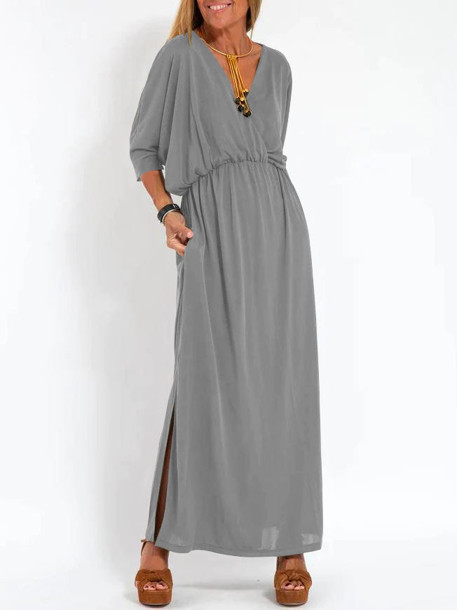 VESTIDO DE VERANO LIGERO CON ESTILO DESPREOCUPADO