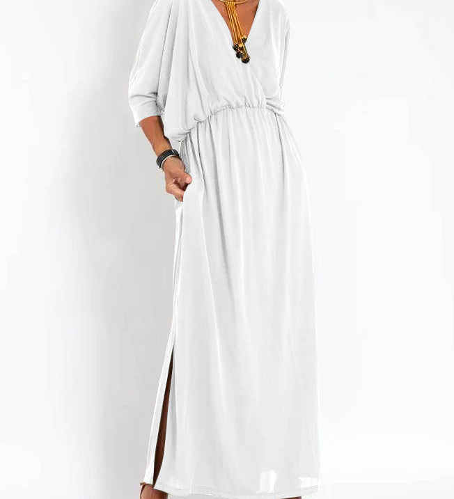 VESTIDO DE VERANO LIGERO CON ESTILO DESPREOCUPADO