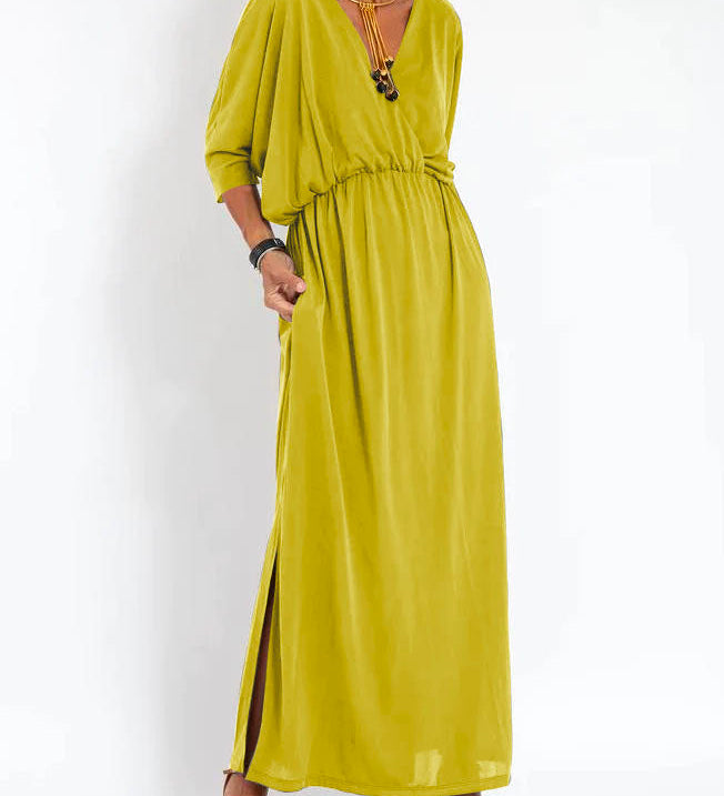 VESTIDO DE VERANO LIGERO CON ESTILO DESPREOCUPADO